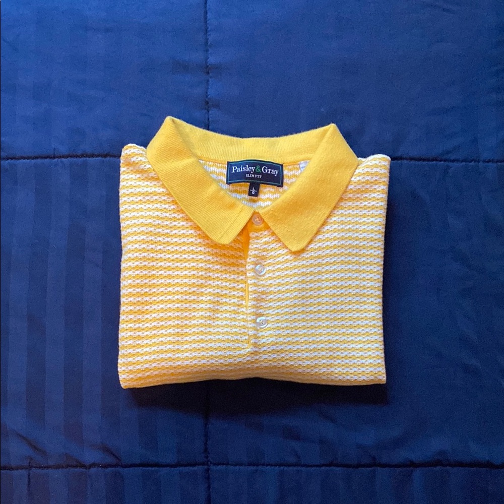 Paisley & Gray Ribbed Knit Polo